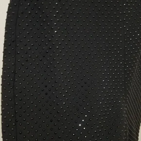 NWT BLACK RHINESTONE SHORT SPARKLY JUMPSUIT - Picture 8 of 9